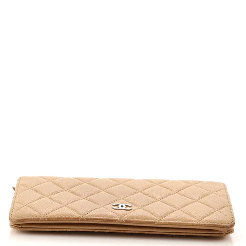 CC L-Yen Wallet Quilted Caviar