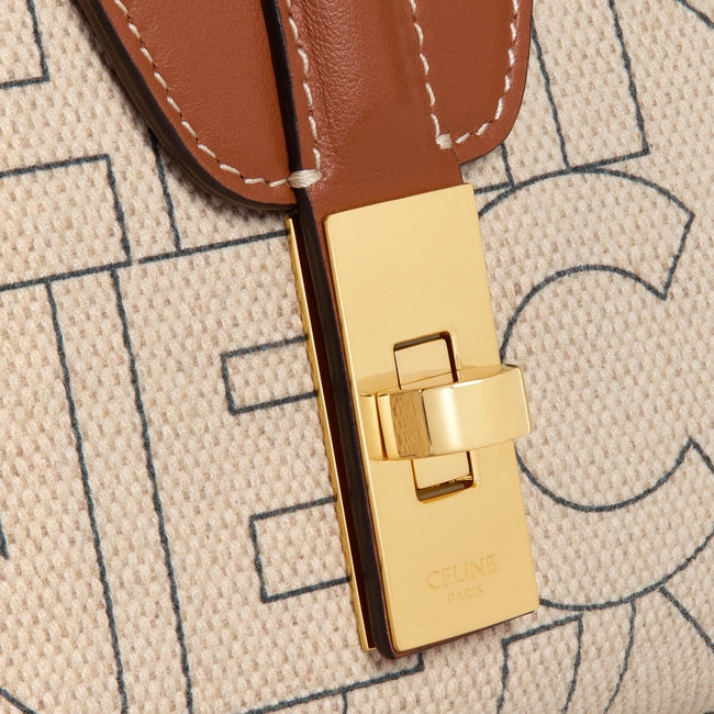 TEEN SOFT 16 IN TEXTILE WITH CE ALL-OVER PRINT NATURAL / TAN