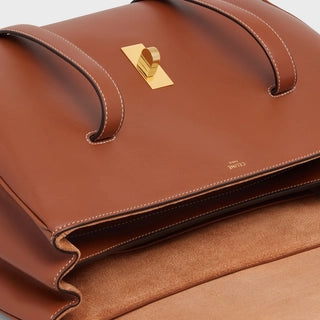 MEDIUM SOFT 16 BAG IN SMOOTH CALFSKIN TAN