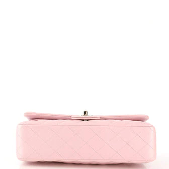 CC Classic Double Flap Bag Quilted Iridescent Calfskin Medium