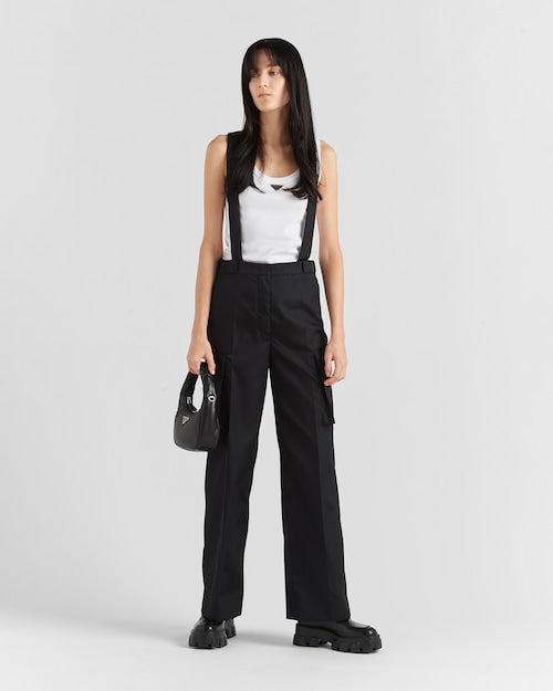 PP Soft padded nappa leather mini-bag - Black