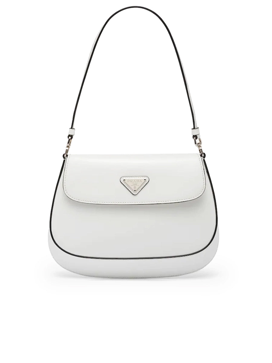 PP PP Cleo Brushed Leather Shoulder Bag with Flap