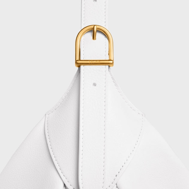 LARGE ROMY IN SUPPLE CALFSKIN ARCTIC WHIT