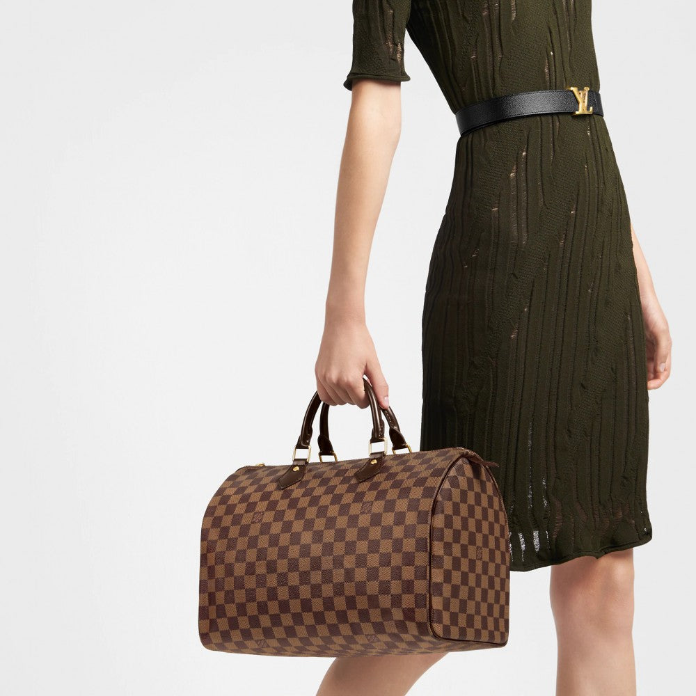 L Damier Ebene Canvas Speedy 35 N41363