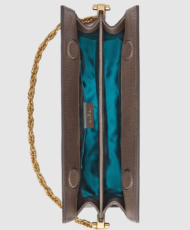 GG Ophidia GG small shoulder bag 503877 Dark Coffee