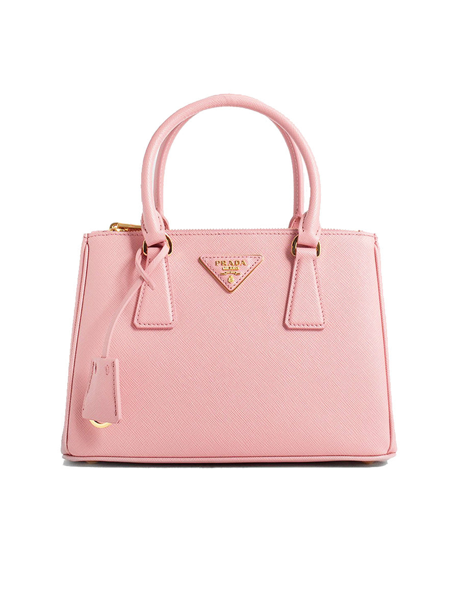 PP Galleria Saffiano Leather Small Bag in Petal Pink
