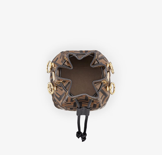 Fen Mon Tresor Beige leather mini-bag