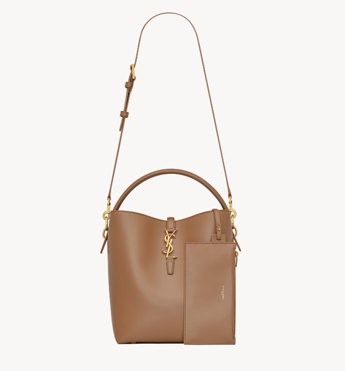 Y LE 37 IN SHINY LEATHER BAG