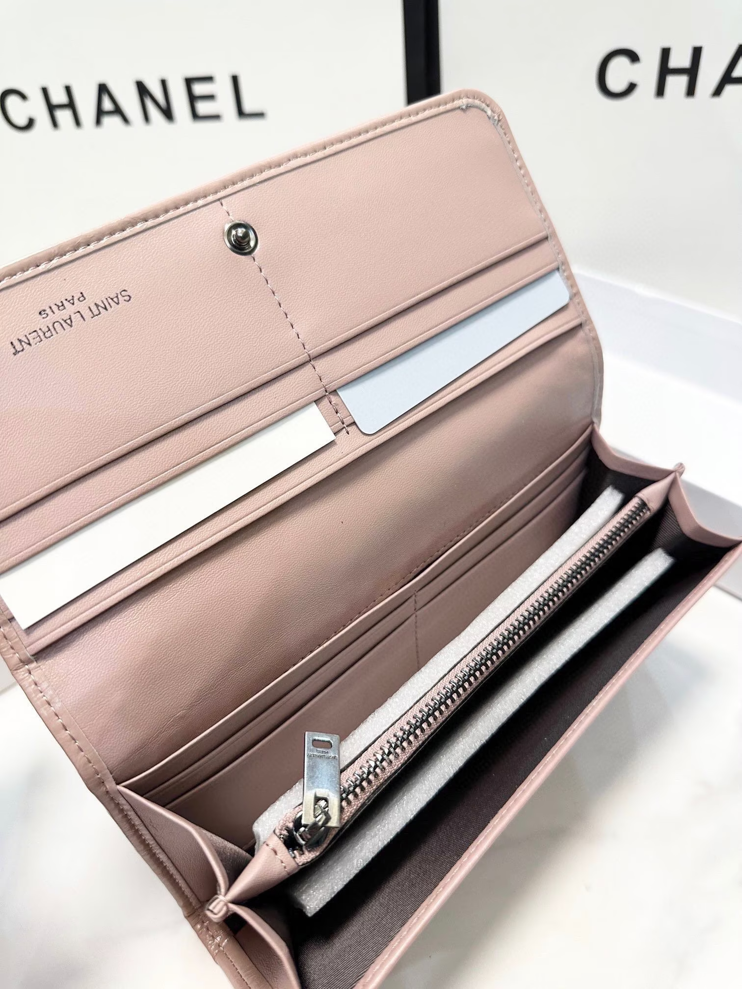 Y new arrival women wallet pink size: 19*10 cm