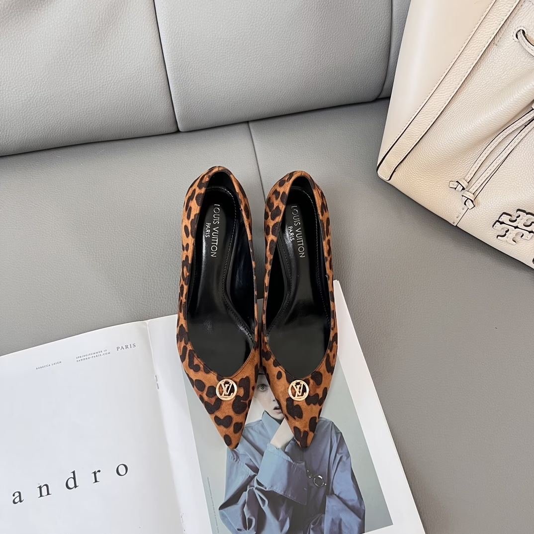 Louis new arrival women shoes heels 6 cm