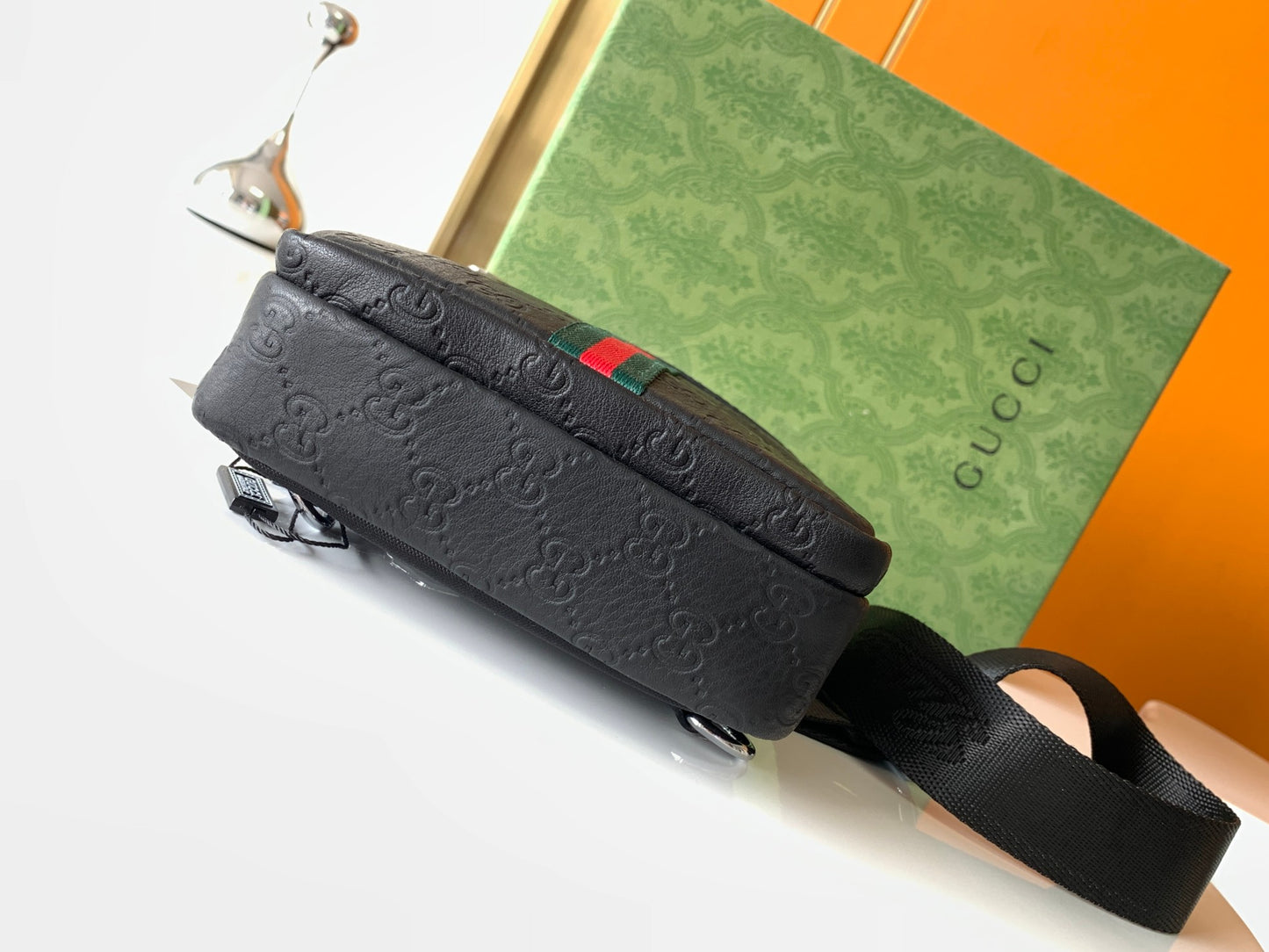 GG new arrival men bag size : 16.5x30x6 cm