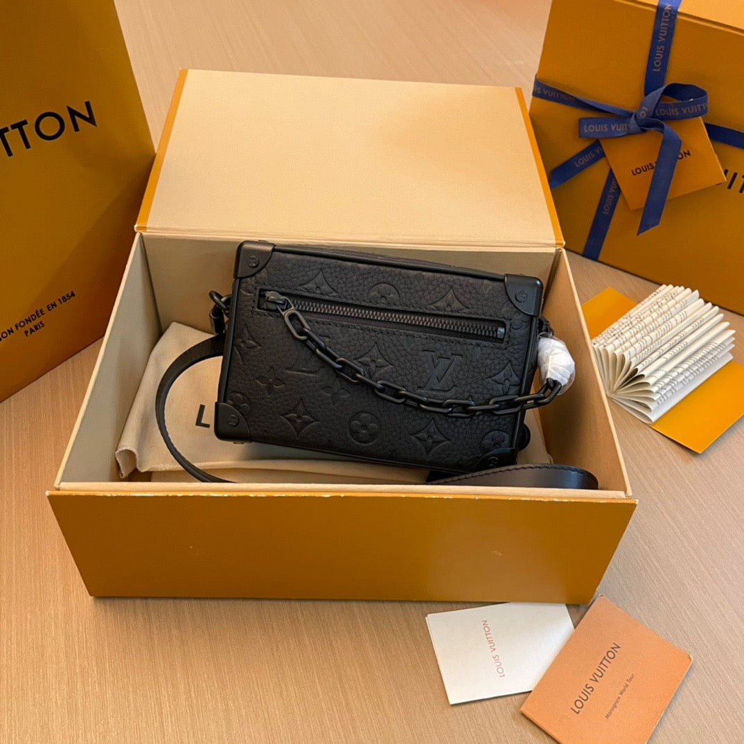 Louis Vuitton LV M55702 Mini Soft Trunk Bag 18.5x13x8cm