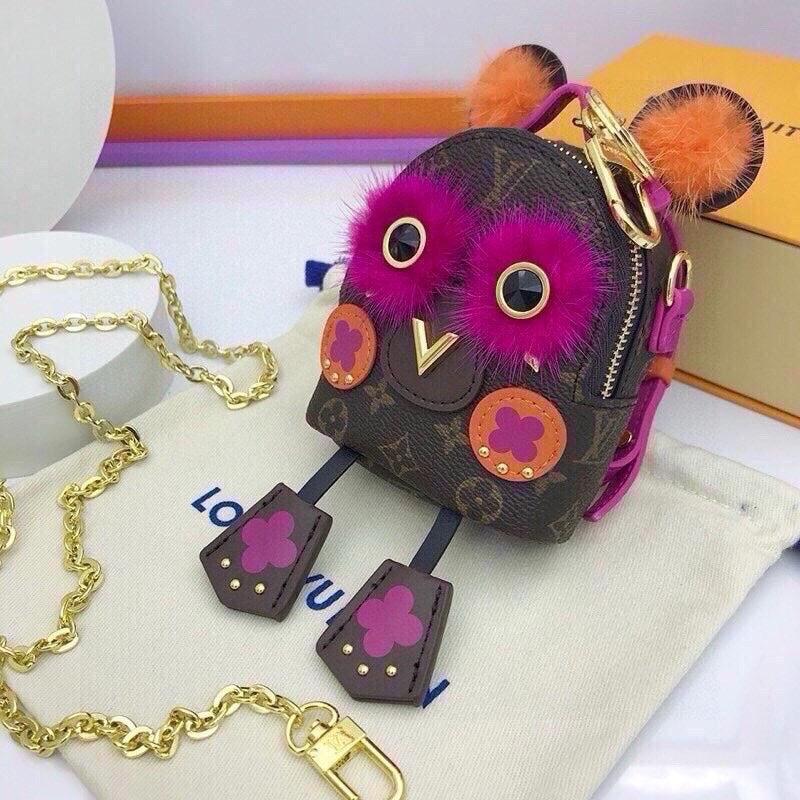 LOUIS M69552 PALM SPRINGS BEAR mini key chain purse