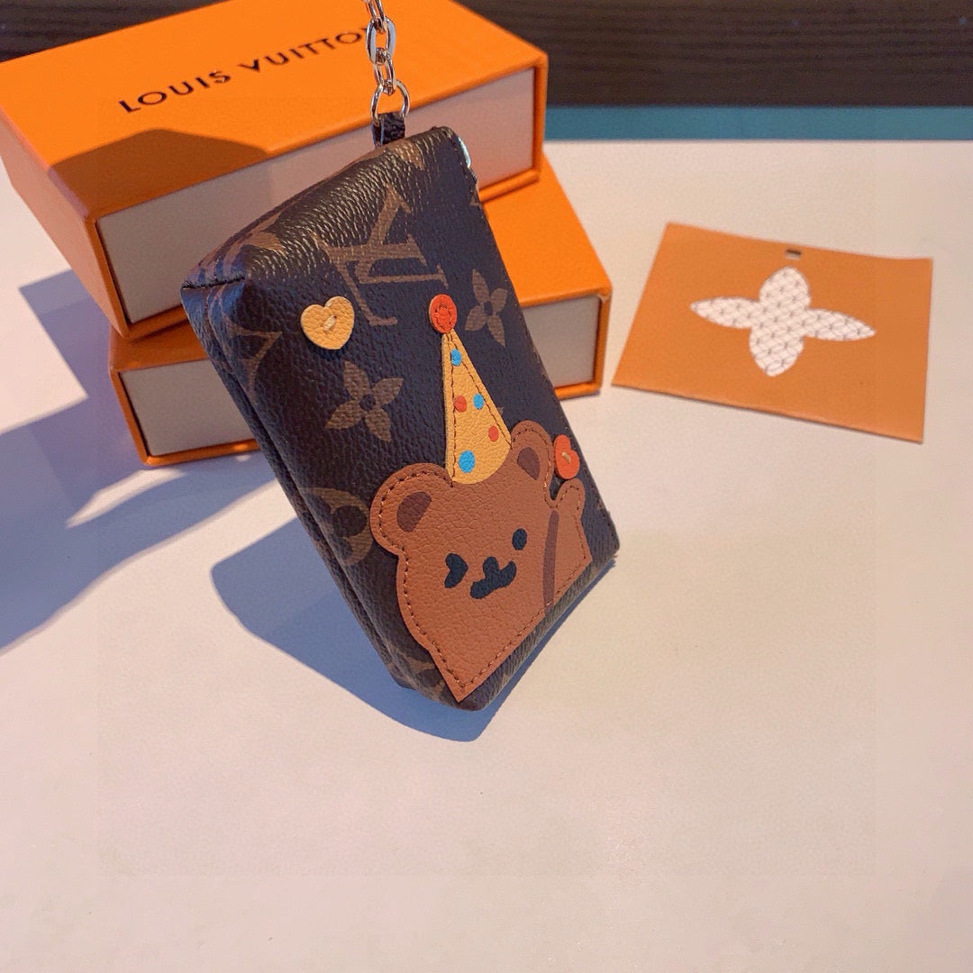 Louis new arrival coin earphone bag wallet