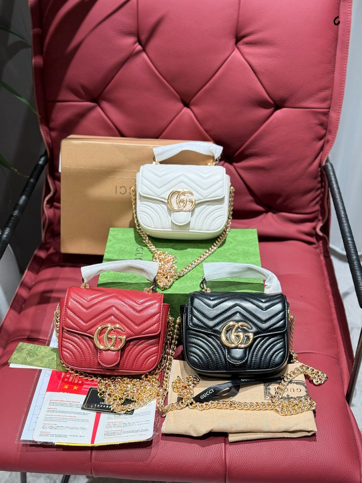 Gg new arrival Marmont bag size: 17 cm