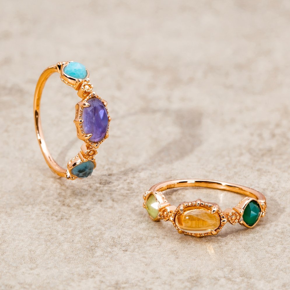 Bague Aurelia Agate Naturelle