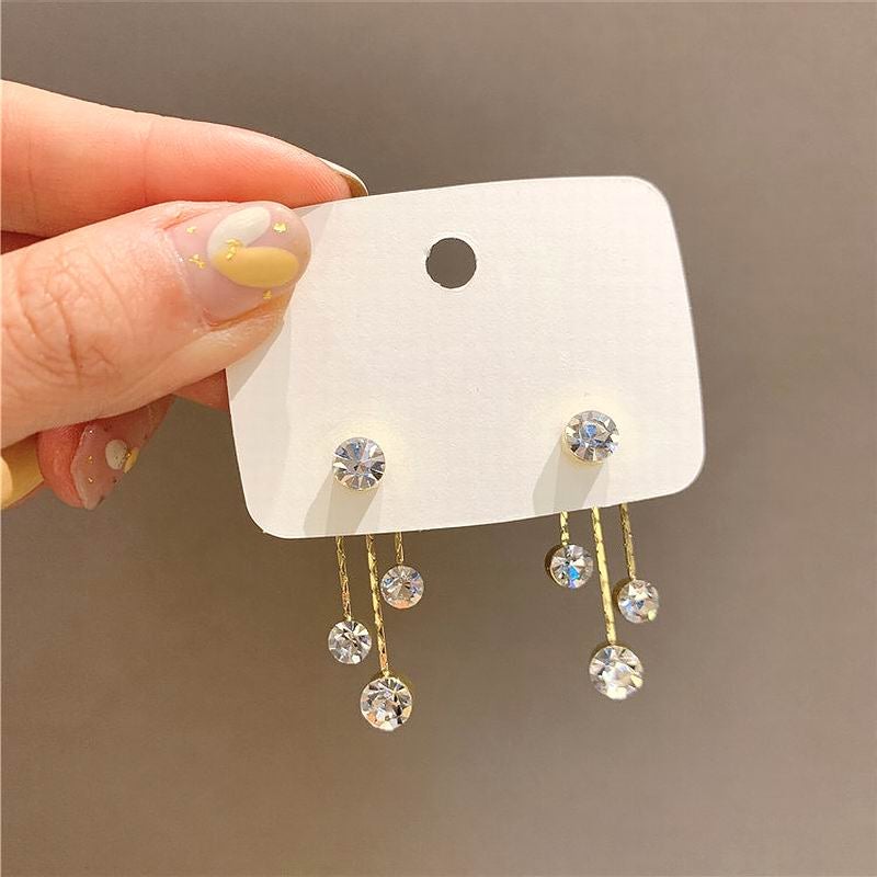 Crystal & Pearl Romance Earrings