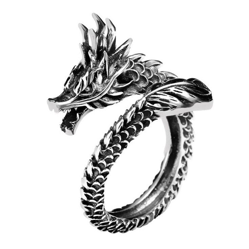 Dragon Sterling Silver Ring