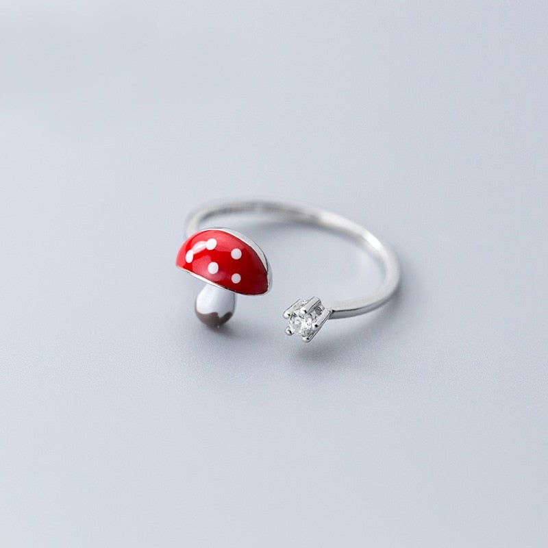 Bague champignon conte de fées