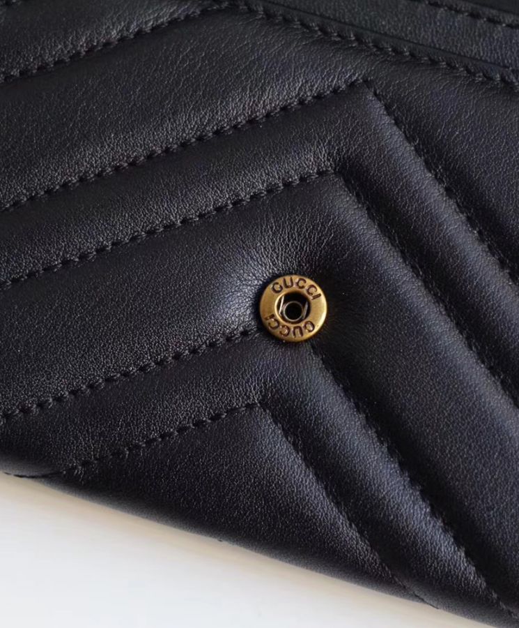 GG GG Marmont continental wallet 443436