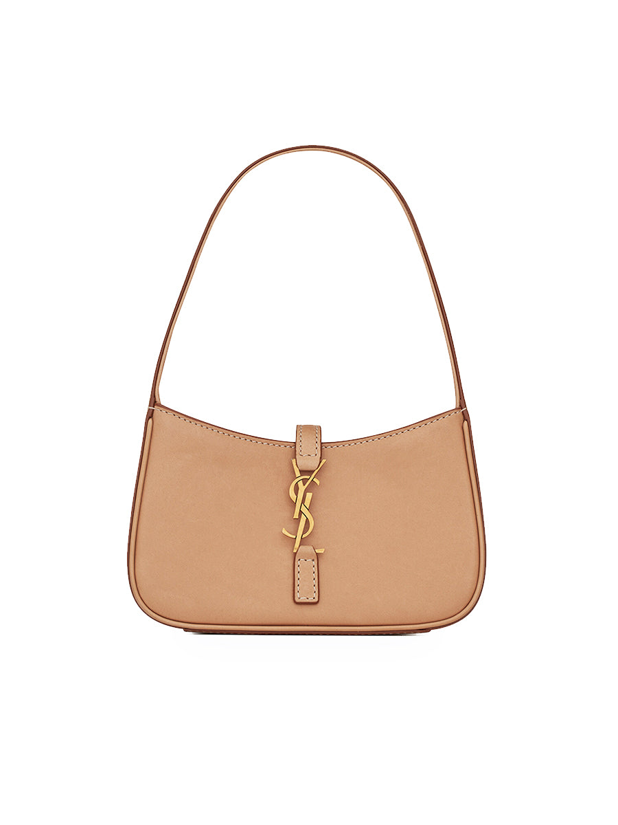 Y Le 5 a 7 Mini Hobo Bag in Vegetable-Tanned Leather