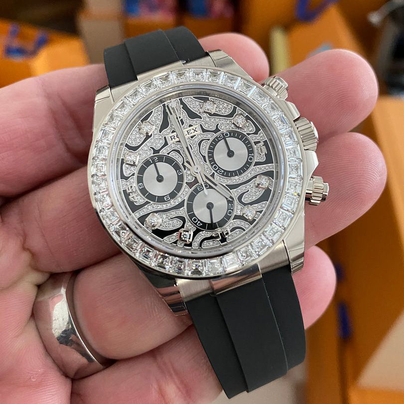 RLX Daytona 116589TBR "Eye of the Tiger" White Gold UNWORN