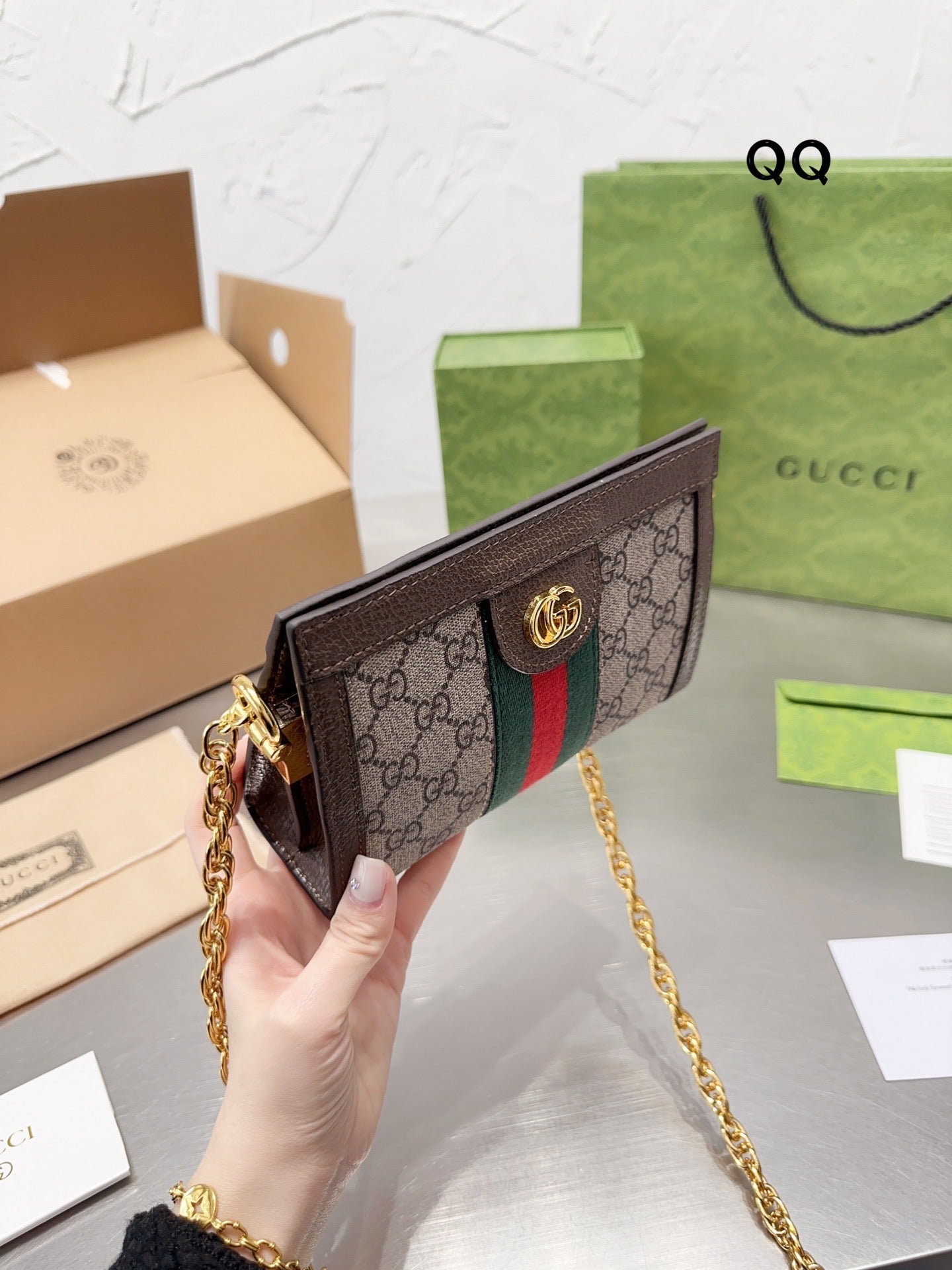 GC517 Ophidia GG Mini Bag /  7.1x5.1x2.5inch