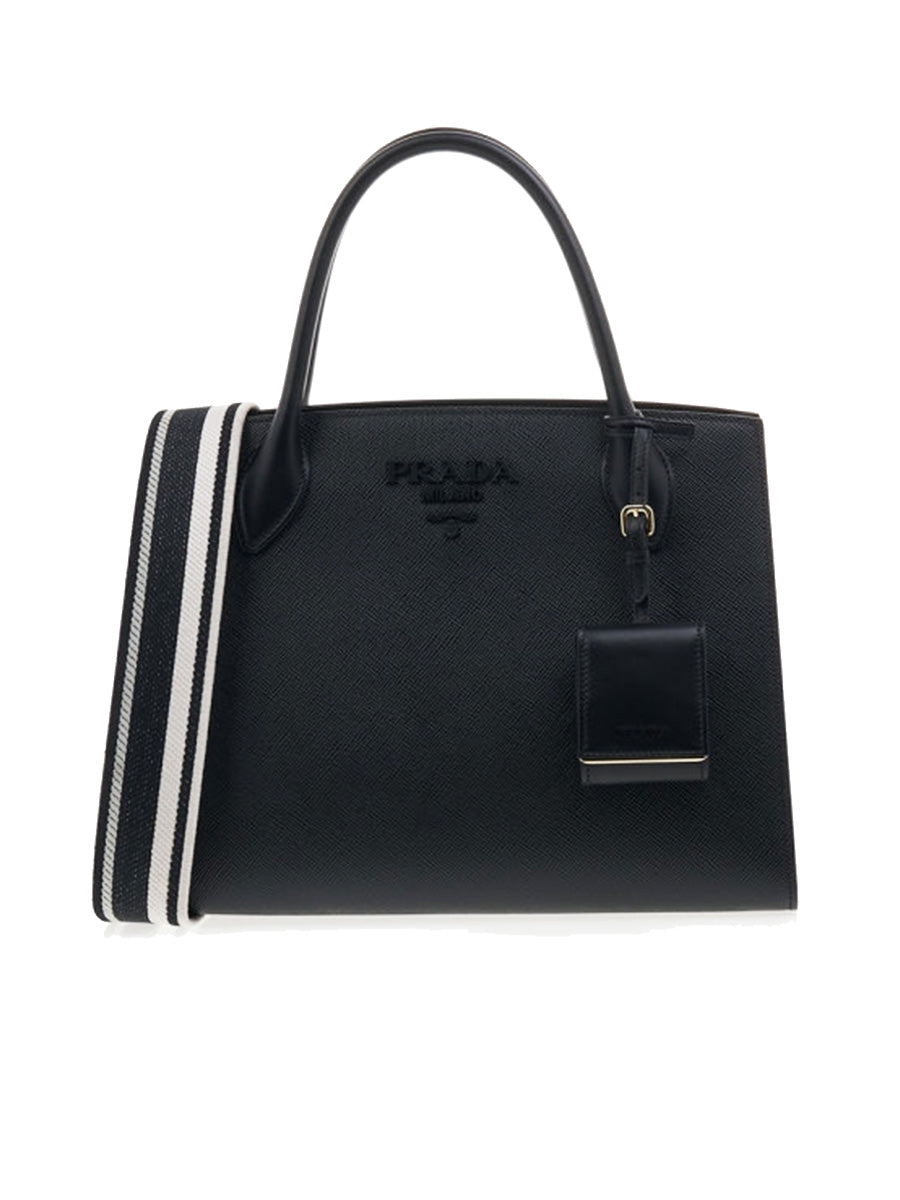 PP Monochrome Medium Saffiano Bag