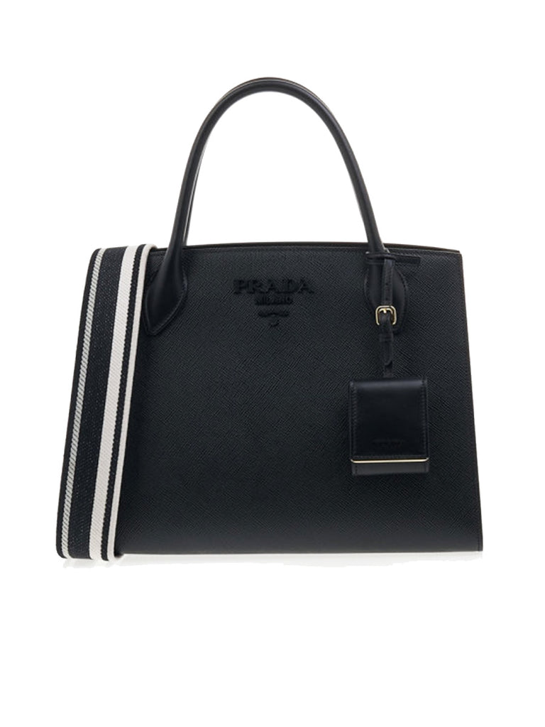 PP Monochrome Medium Saffiano Bag