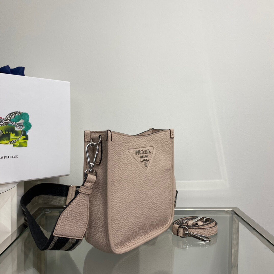 Pra Mini Shoulder Bag Beige For Women, Women's Bags 7.9in/20cm