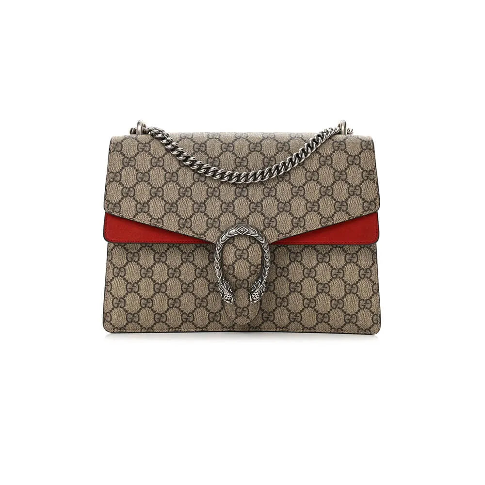 GG Supreme Medium Dionysus Shoulder Bag