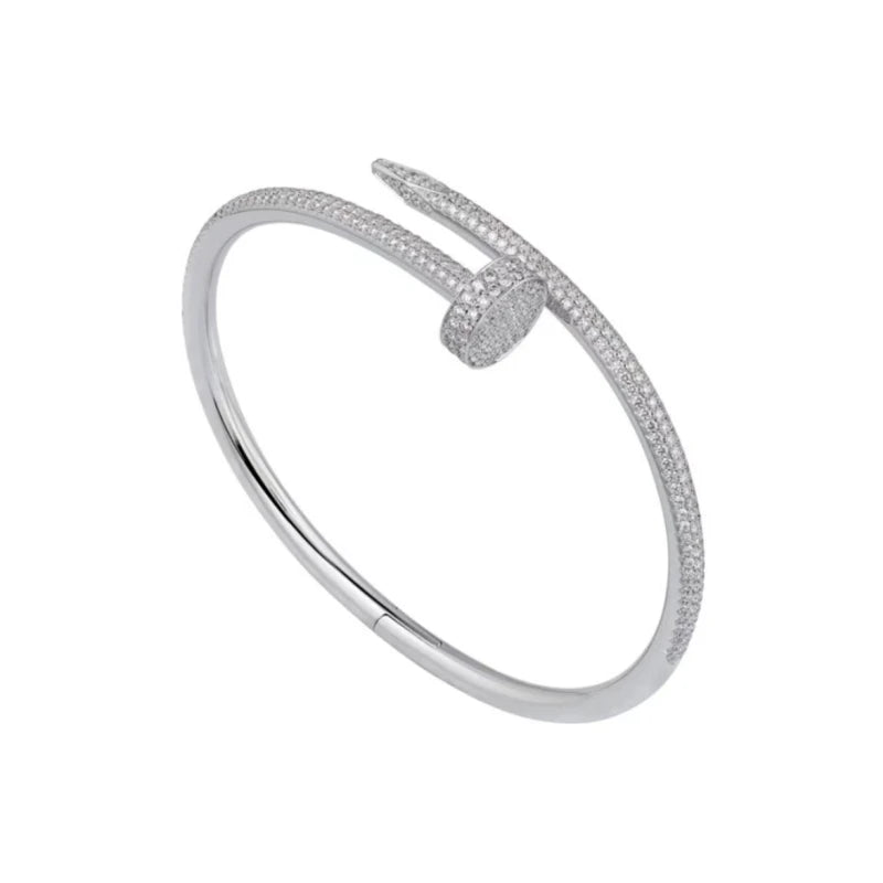 High-end custom diamond nail bracelet