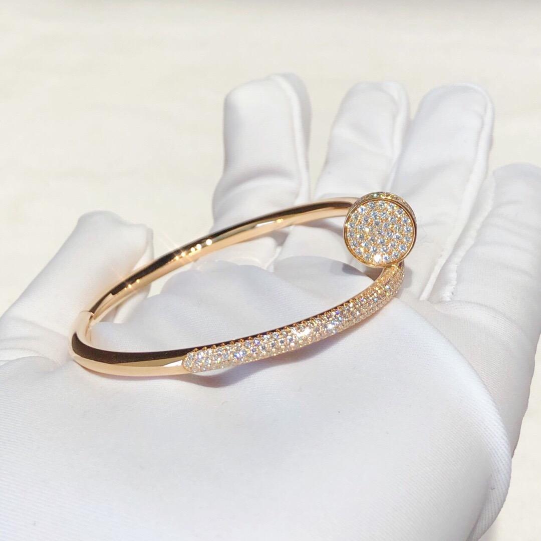 High-end custom diamond nail bracelet