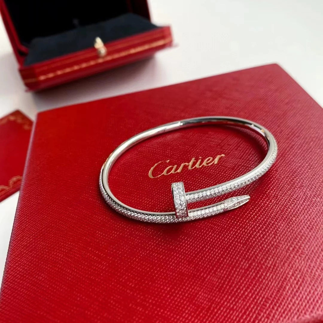 High-end custom diamond nail bracelet