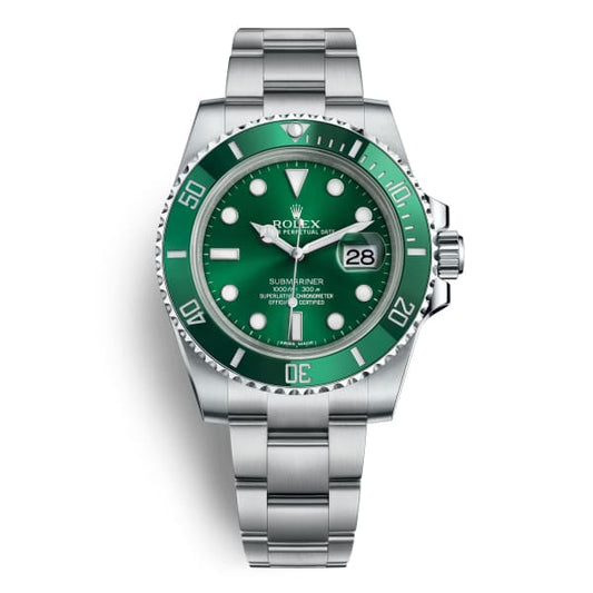 Rlx Submariner Hulk Green Dial Steel Mens Watch 116610lv-0002 GMT