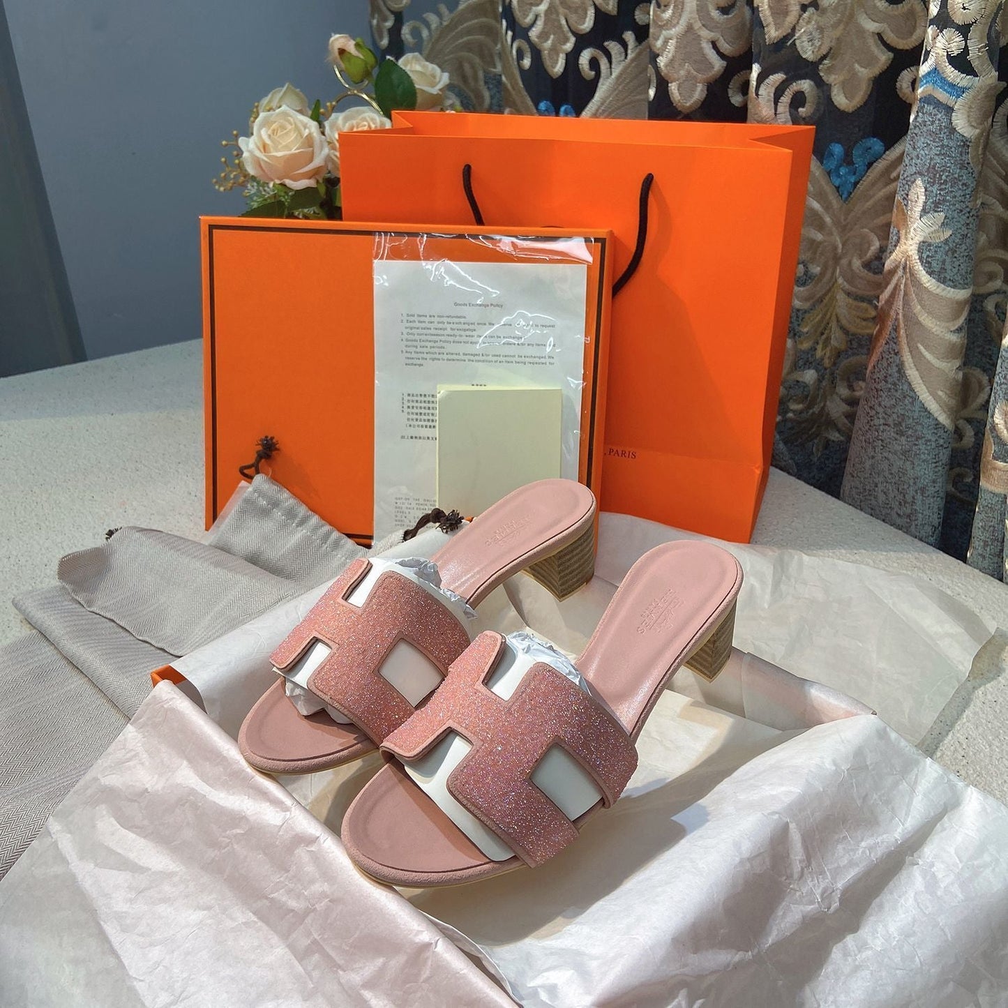 Classic H Heel Sandals