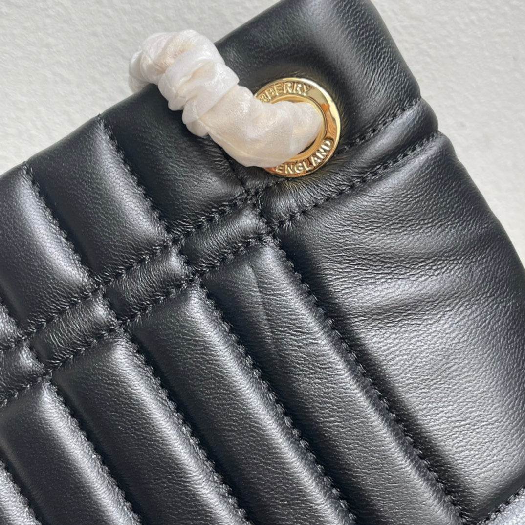 Burberry Black Mini Lola Bucket Bag