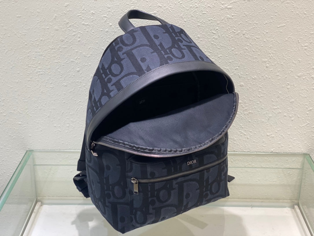 Dior Rider Backpack Bag Black 30x42x15cm