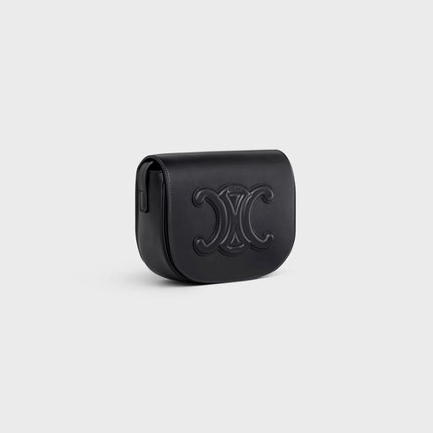 FOLCO CUIR TRIOMPHE IN SMOOTH CALFSKIN BLACK