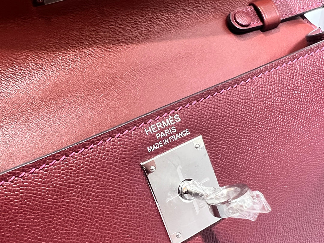 Hermes Kelly Elan Bag Purple