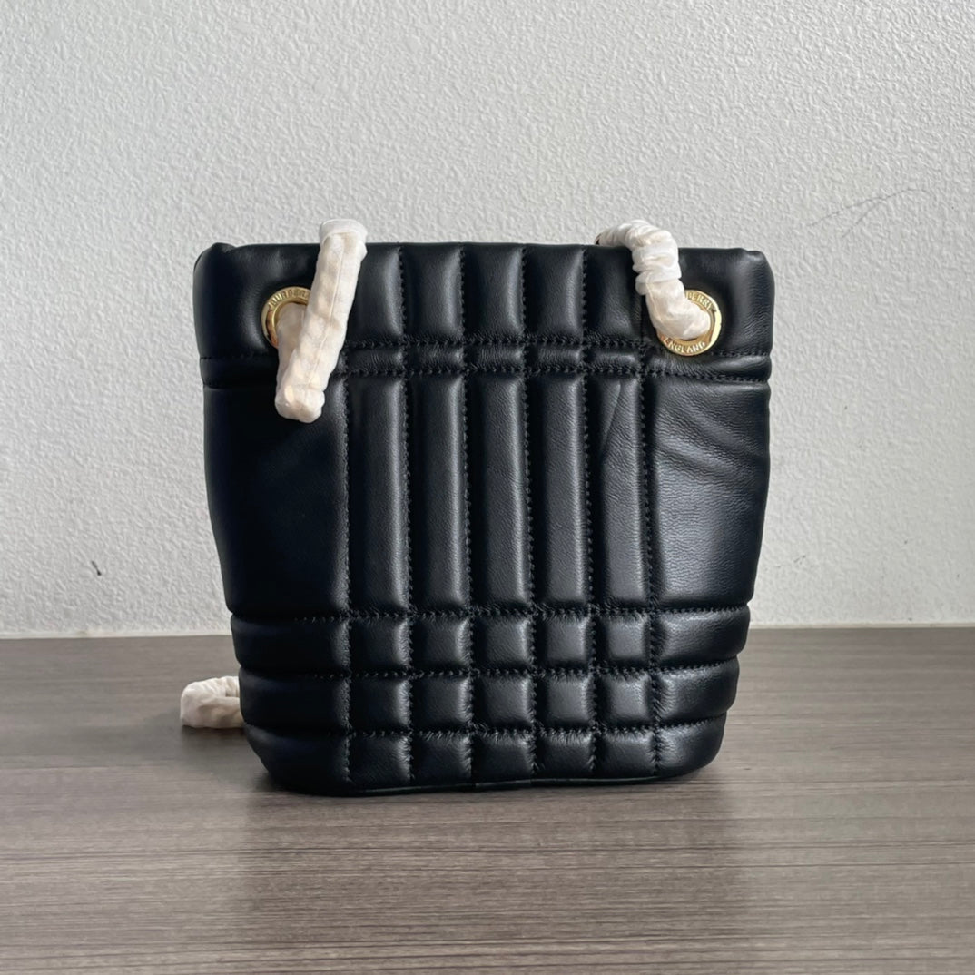 Burberry Black Mini Lola Bucket Bag