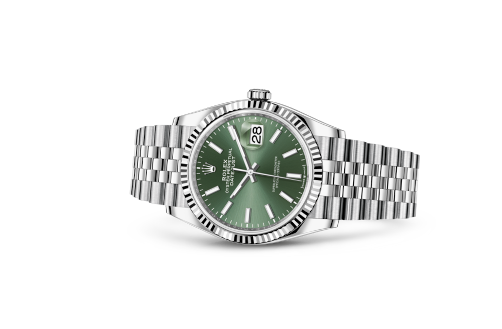 LadyRlx DATEJUST 36 Mint Green .126234