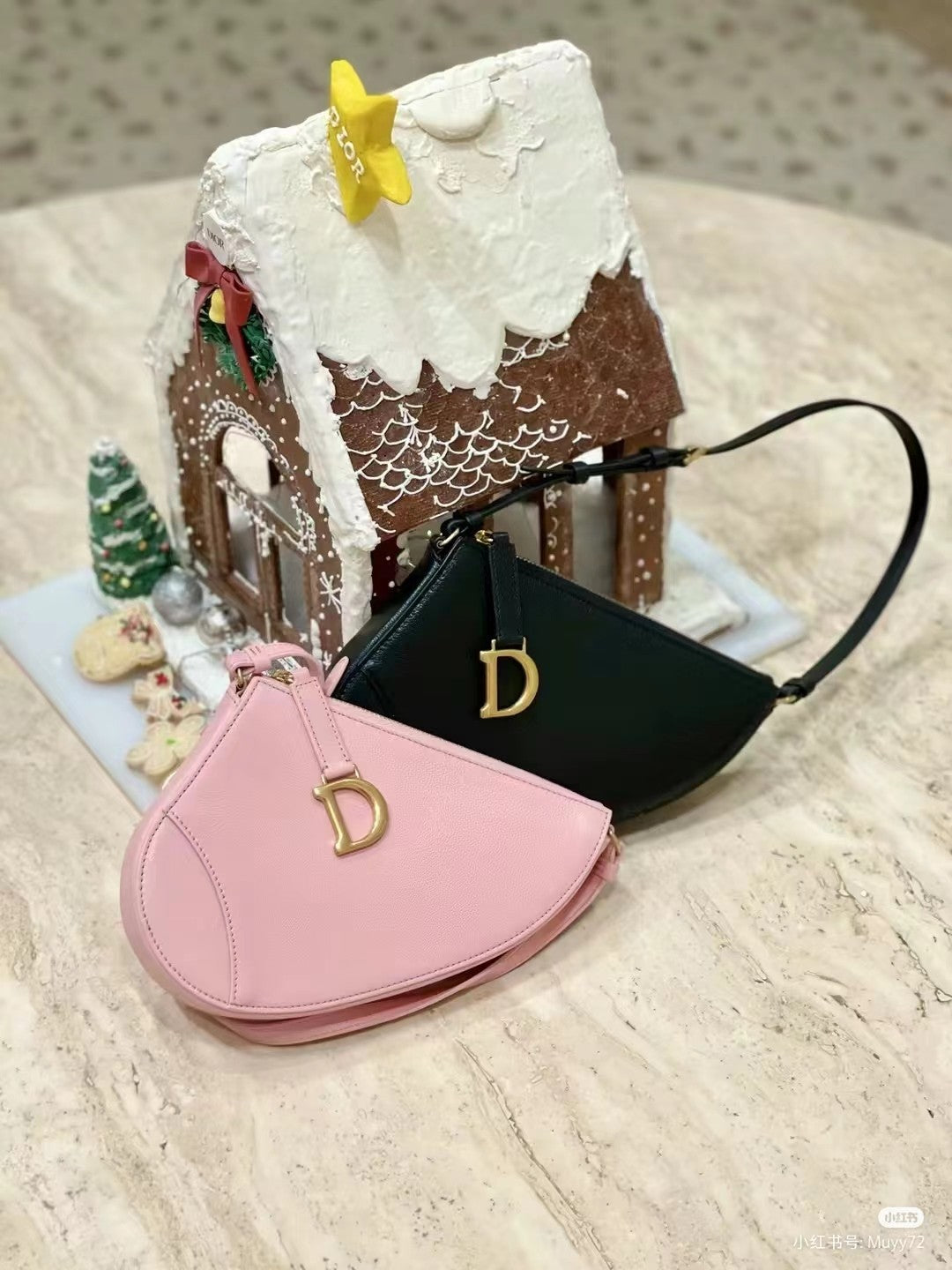 Christian Dior SADDLE SHOULDER POUCH BAG