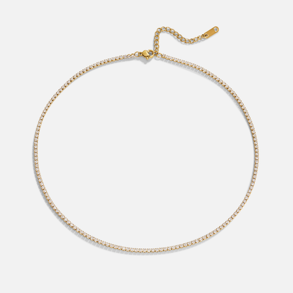 Lexi Gold Crystal Necklace