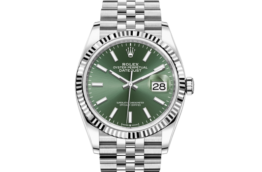 LadyRlx DATEJUST 36 Mint Green .126234