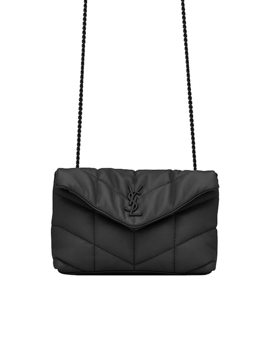 Y Puffer Toy Bag in Quilted Lambskin