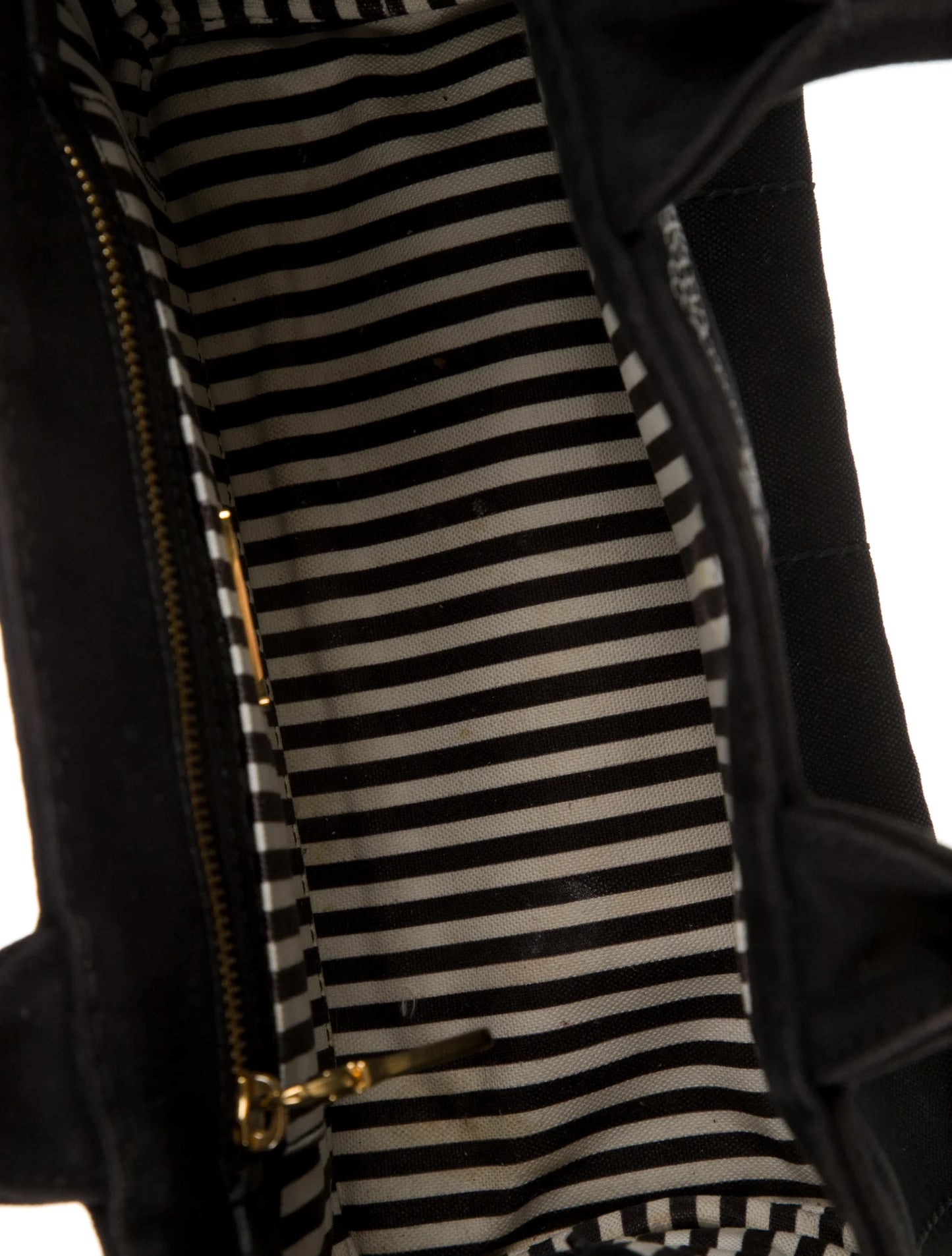 PP Small Cotton Canvas Tote in Black