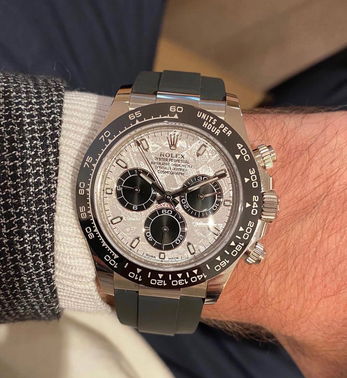 RLX Cosmograph Daytona White Gold Meteorite 116519LN-0038