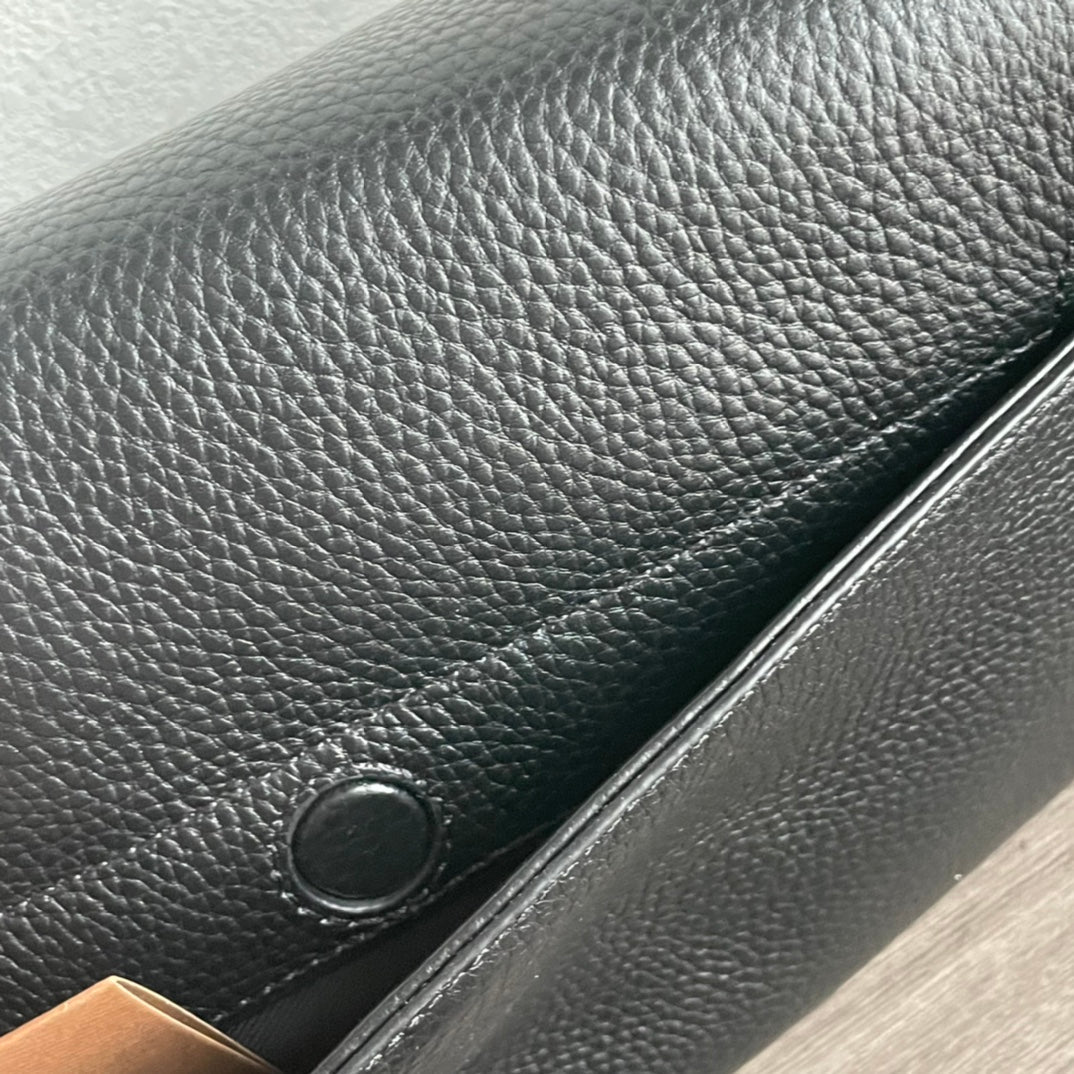 BURBERRY MESSENGER BIRCH CHECK BROWN BAG BLACK