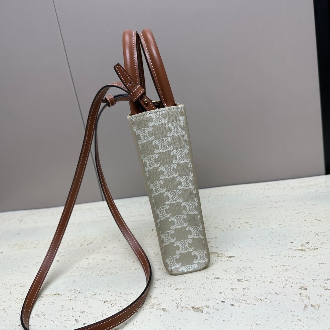 Celine Cabas Triomphe Handbag, 20X 17X 6CM